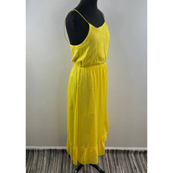 NEW Sundress Precieuse Yellow Spaghetti Strap Angelique Blouson Dress Size XS/S - Picture 4 of 9
